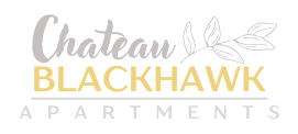 A logo for Chateau Blackhawk Apartments is displayed.